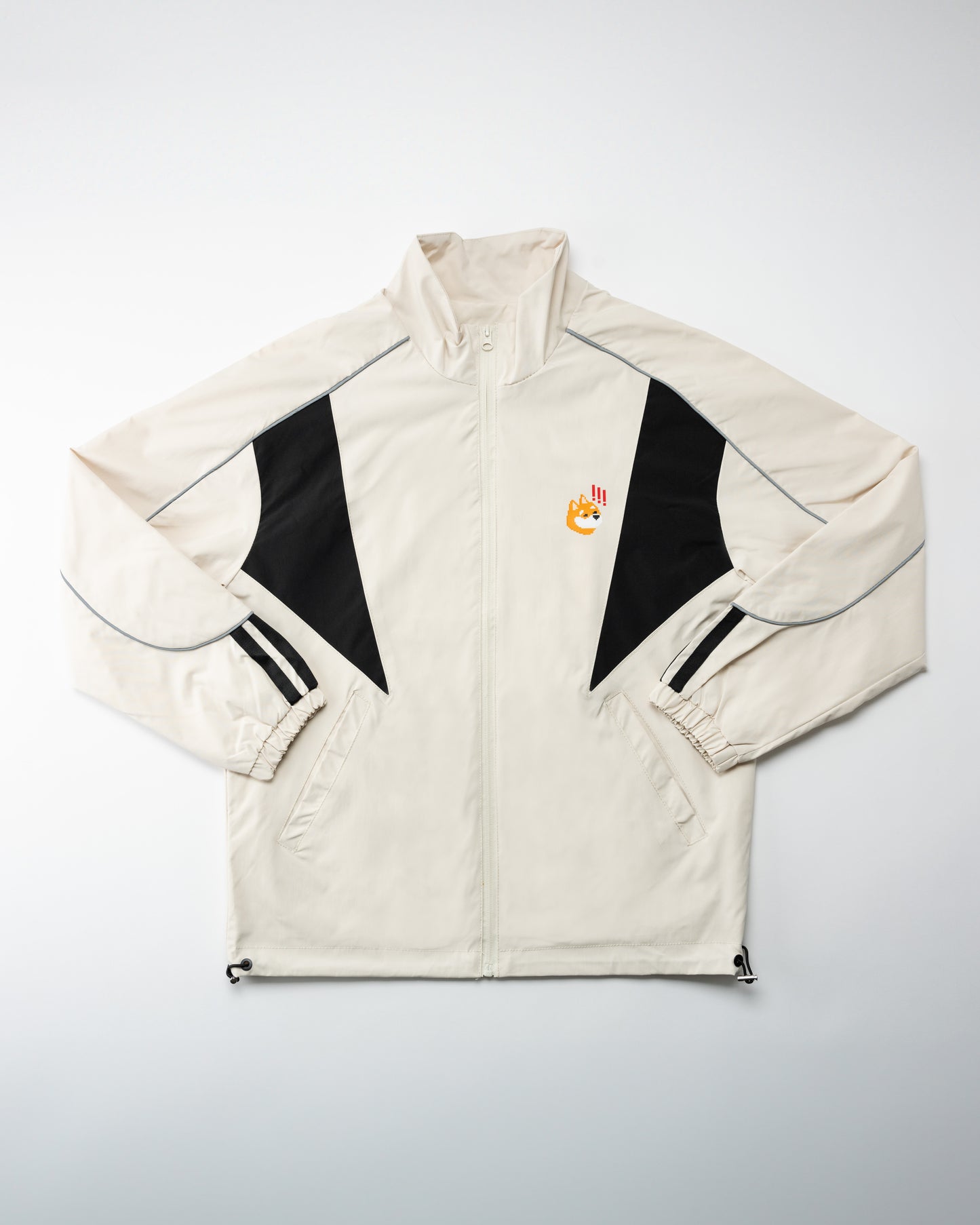 BaoBao White Windbreaker