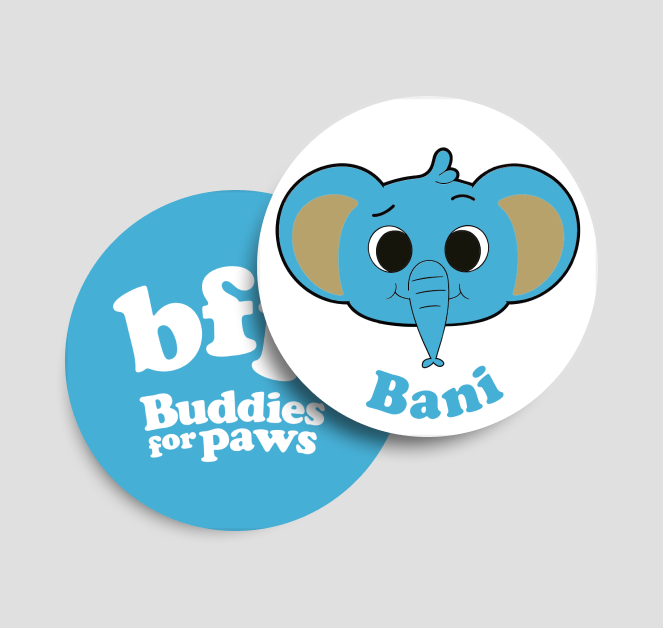 Bani the Elephant Keychain