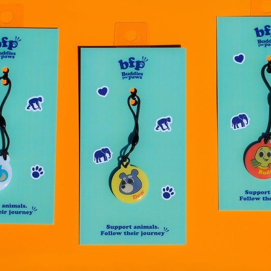 Dew the Moon Bear Guardian Animal Keyring