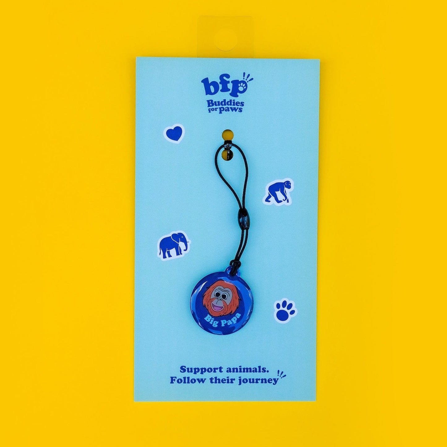 Big Papa the Orangutan Guardian Animal Keyring