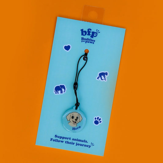 Hero the Puppy Guardian Animal Keyring