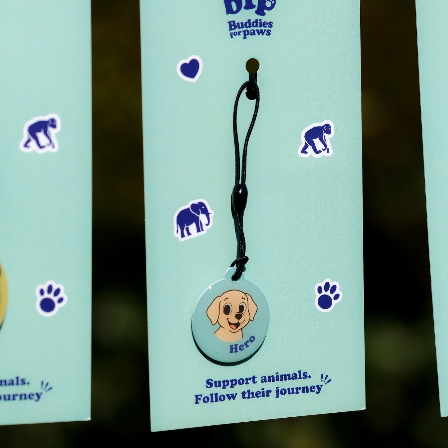 Hero the Puppy Guardian Animal Keyring