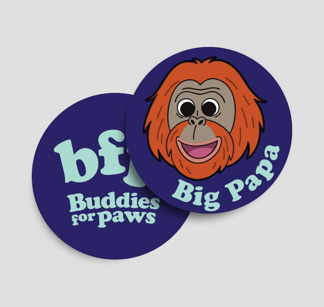 Big Papa the Orangutan Keychain